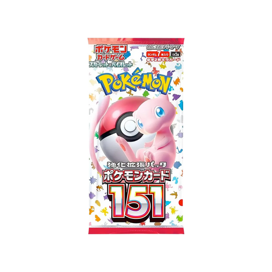 Pokemon TCG: 151 Japanese SV2a Booster Pack (7 Cards Per Pack)