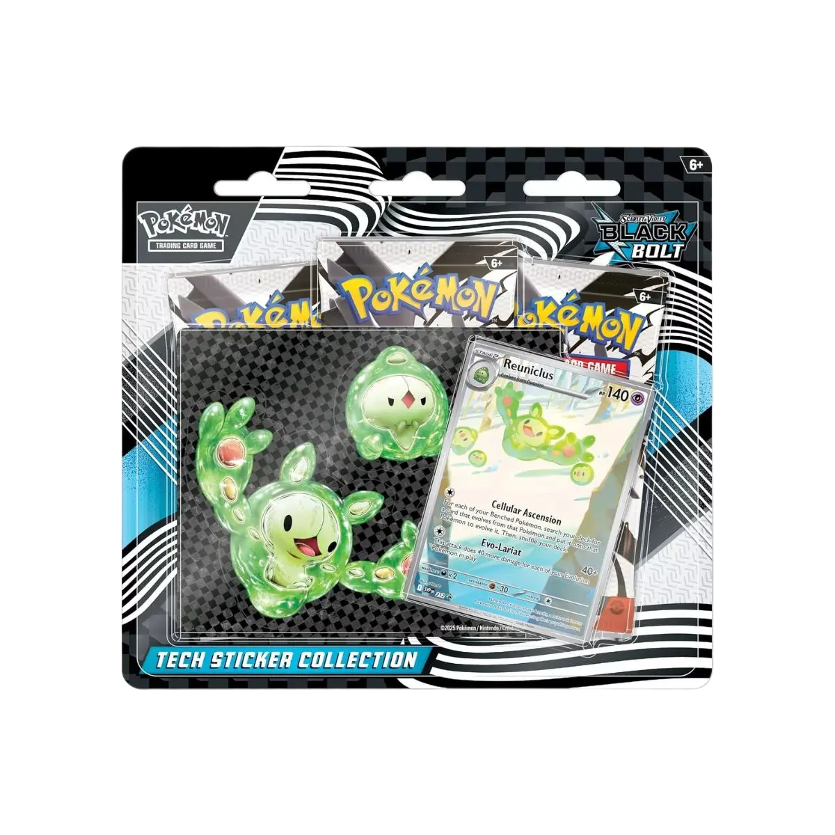 Pokemon Trading Cards: Scarlet & Violet Black Bolt Tech Sticker Collection