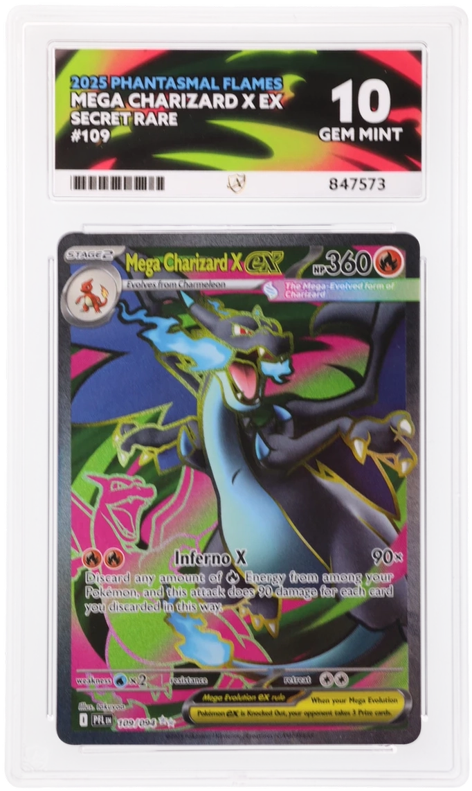 MEGA CHARIZARD X EX SECRET RARE