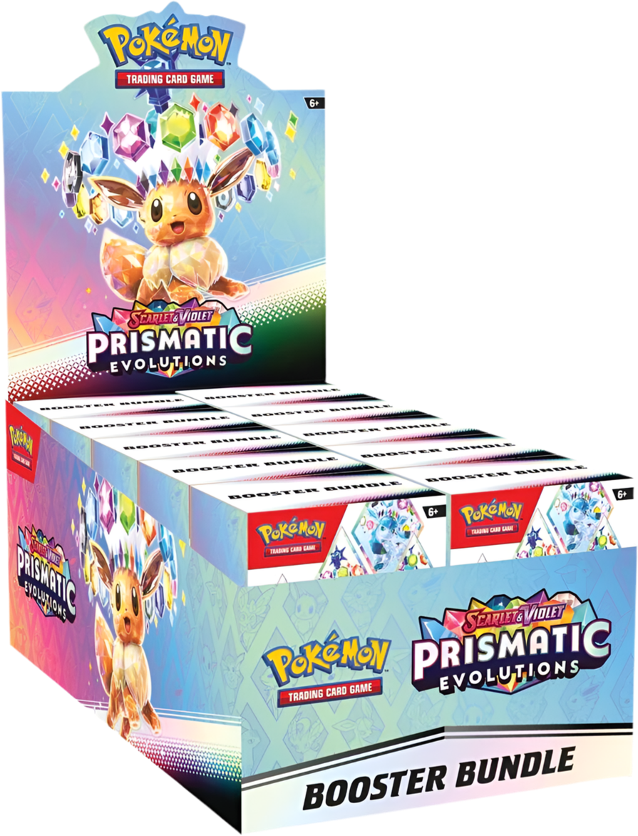 Pokemon TCG: Prismatic Evolution Booster Bundle Display Case (10x boxes) - SEALED