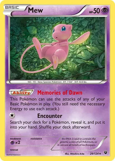 Mew Fates Collide Holo Rare 29