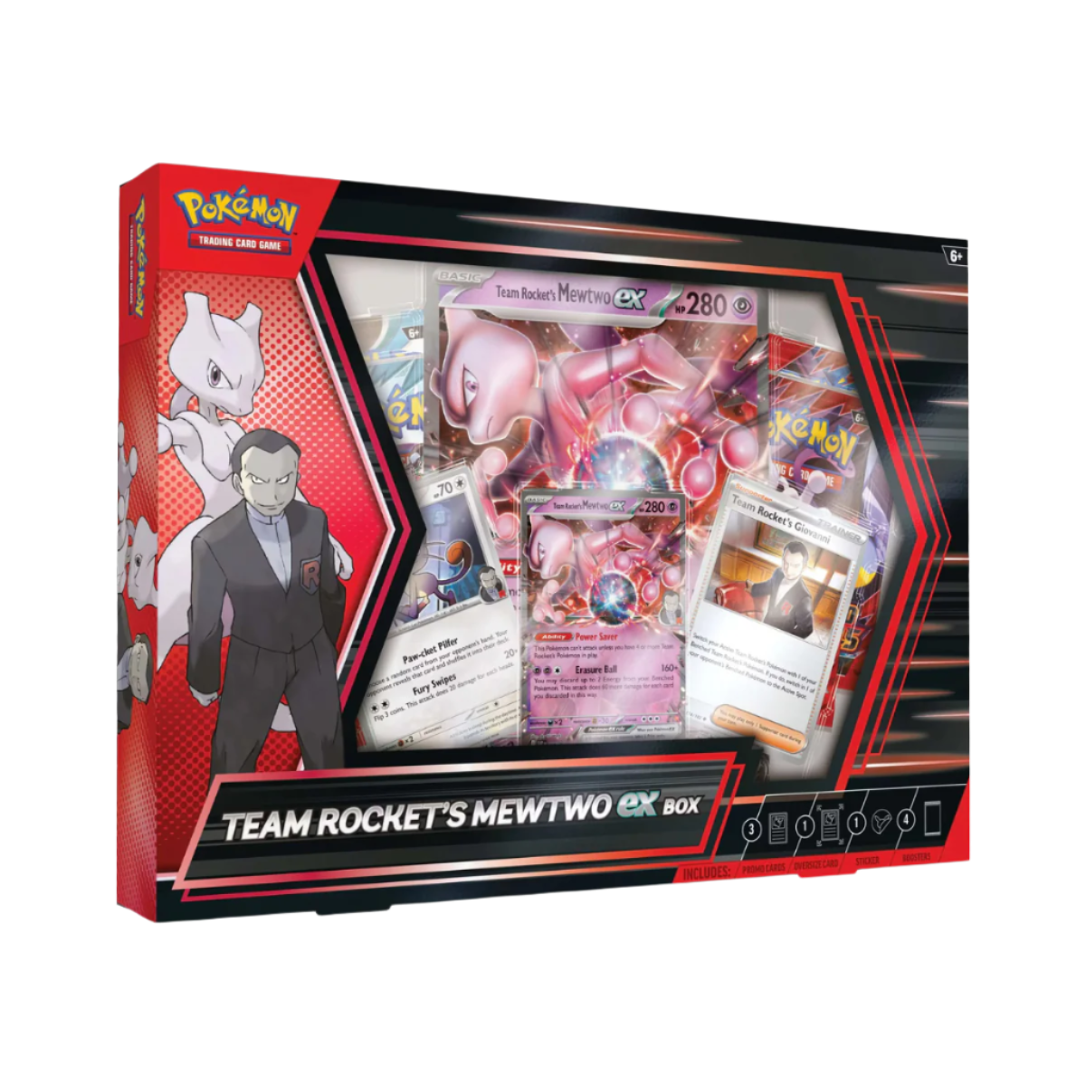 Pokemon TCG: Team Rocket's Mewtwo ex Box