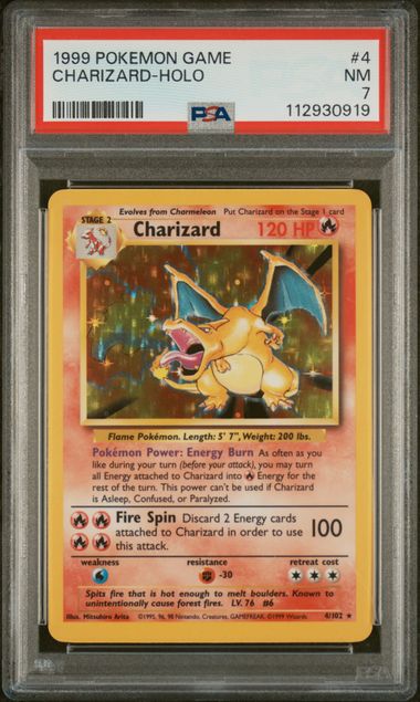 1999 POKEMON GAME CHARIZARD-HOLO