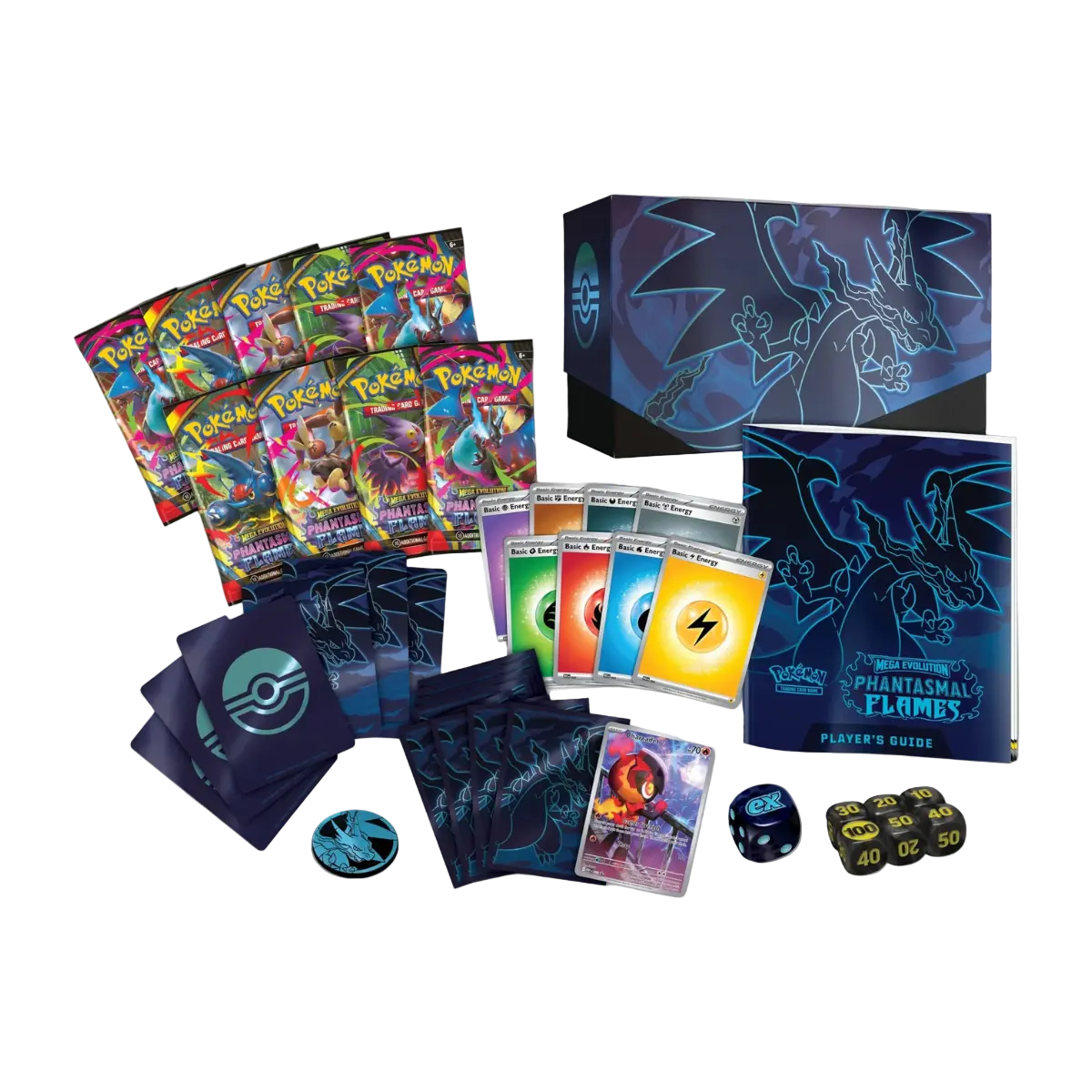 Pokémon TCG: Mega Evolution-Phantasmal Flames Elite Trainer Box