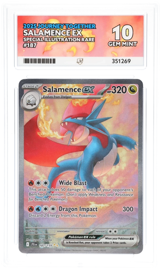 2025 JOURNEY TOGETHER SALAMENCE EX SPECIAL ILLUSTRATION RARE