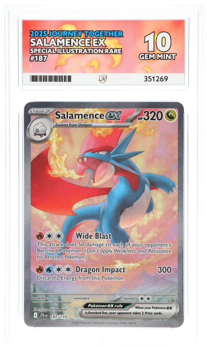 2025 JOURNEY TOGETHER SALAMENCE EX SPECIAL ILLUSTRATION RARE