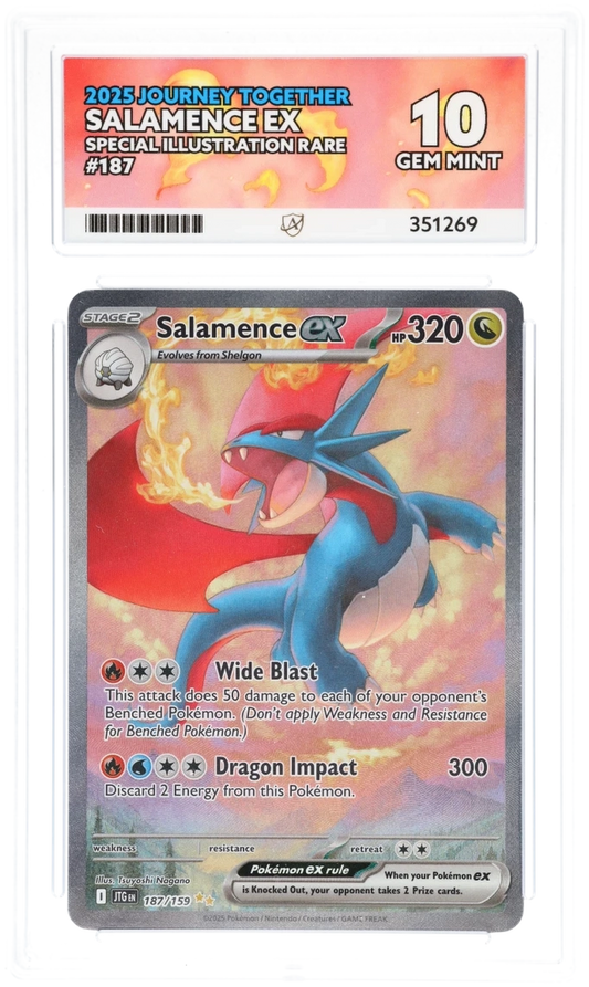 2025 JOURNEY TOGETHER SALAMENCE EX SPECIAL ILLUSTRATION RARE