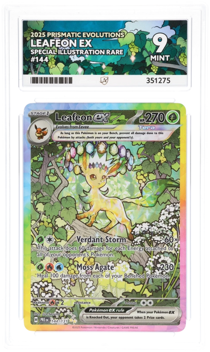 2025 PRISMATIC EVOLUTIONS LEAFEON EX SPECIAL ILLUSTRATION RARE