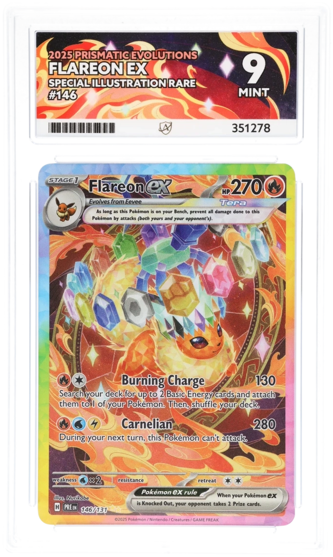 2025 PRISMATIC EVOLUTIONS FLAREON EX SPECIAL ILLUSTRATION RARE