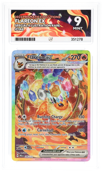 2025 PRISMATIC EVOLUTIONS FLAREON EX SPECIAL ILLUSTRATION RARE