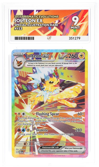 2025 PRISMATIC EVOLUTIONS JOLTEON EX SPECIAL ILLUSTRATION RARE