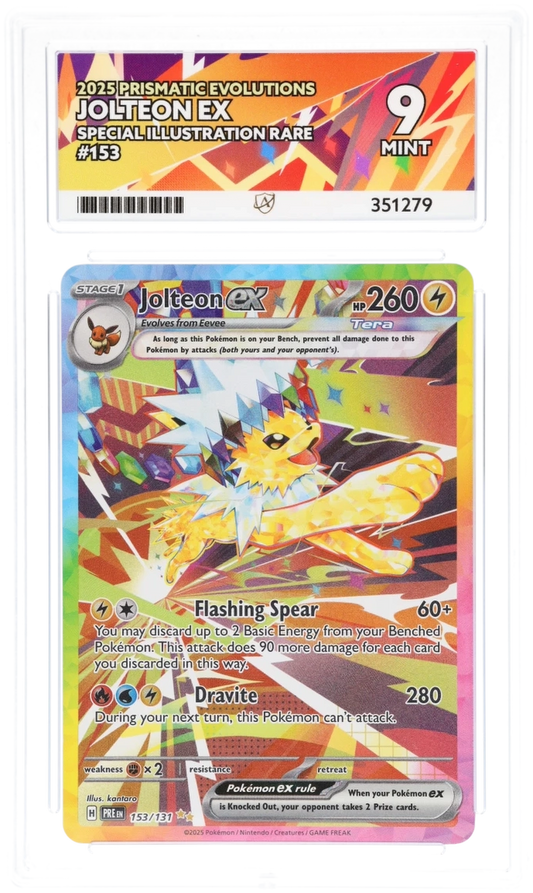 2025 PRISMATIC EVOLUTIONS JOLTEON EX SPECIAL ILLUSTRATION RARE