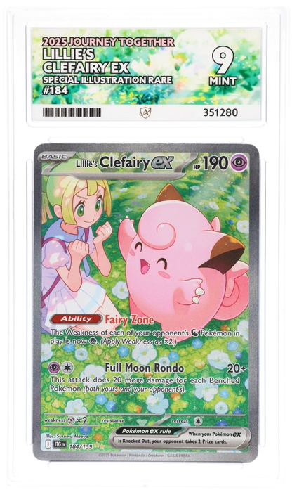 2025 JOURNEY TOGETHER LILLES CLEFAIRY EX SPECIAL TILUSTRATION RARE