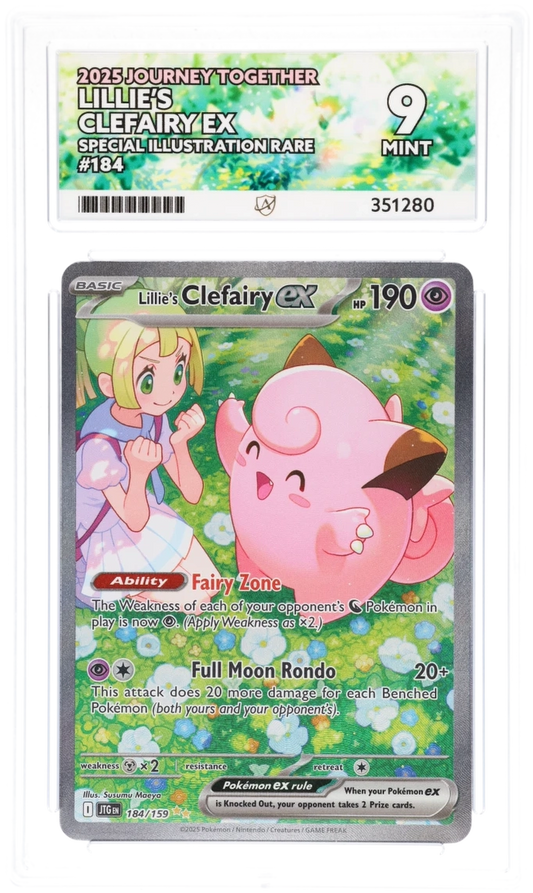 2025 JOURNEY TOGETHER LILLES CLEFAIRY EX SPECIAL TILUSTRATION RARE