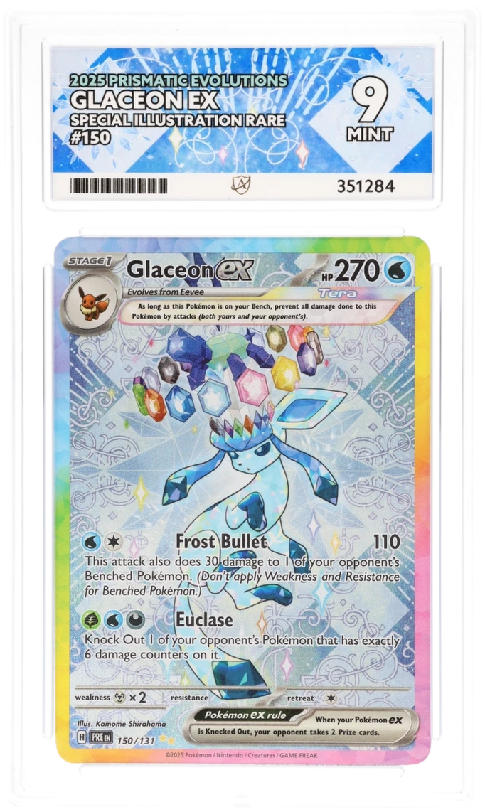 2023 PRISMATIS EVOLUTIONS GLACEON EX SPECIAL ILLUSTRATION RARE