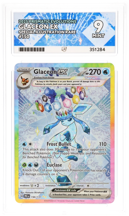 2023 PRISMATIS EVOLUTIONS GLACEON EX SPECIAL ILLUSTRATION RARE