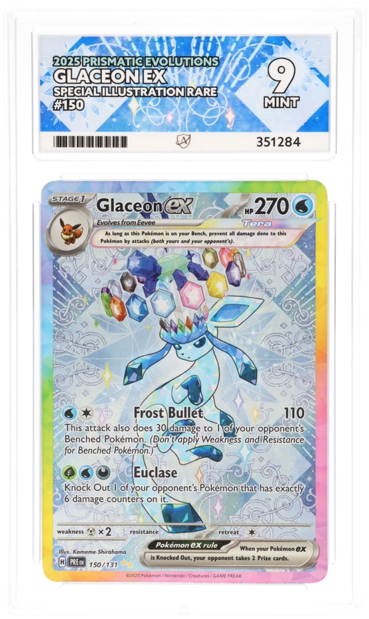 2023 PRISMATIS EVOLUTIONS GLACEON EX SPECIAL ILLUSTRATION RARE