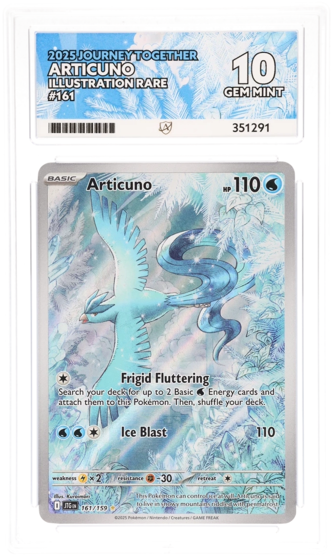 2025 JOURNEY TOGETHER ARTICUNO ILLUSTRATION RARE