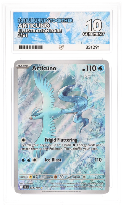 2025 JOURNEY TOGETHER ARTICUNO ILLUSTRATION RARE