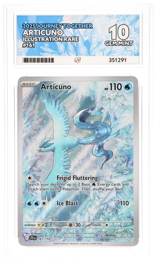 2025 JOURNEY TOGETHER ARTICUNO ILLUSTRATION RARE