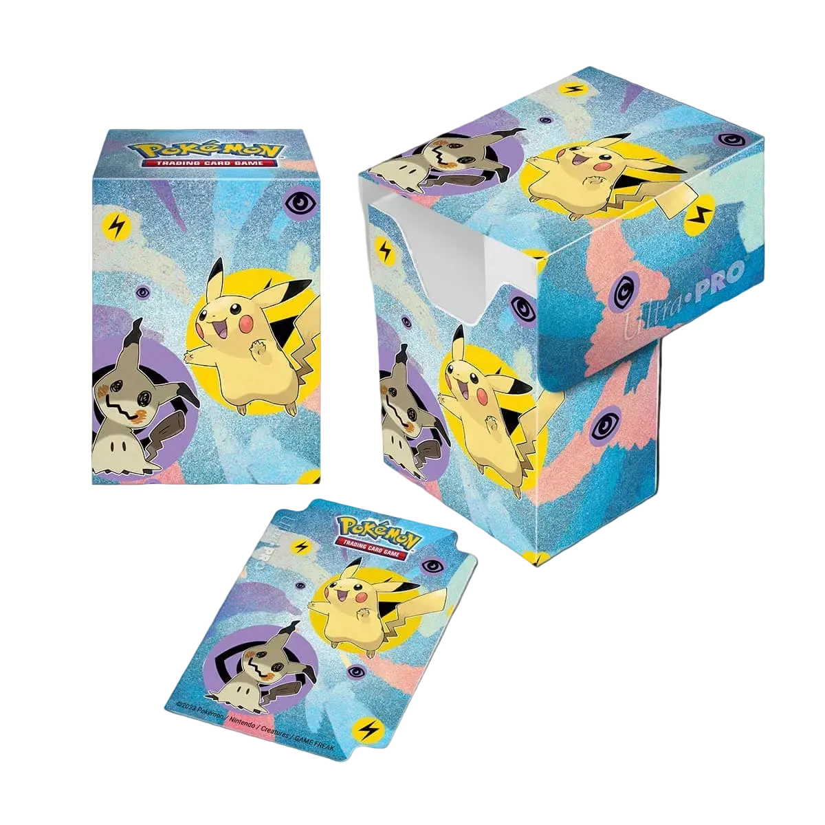 Pokémon Ultra Pro Pikachu & Mimikyu Full View Deck Box