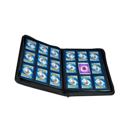 Premium Colored Leather Binder -  9 Pockets