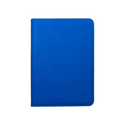 Premium Colored Leather Binder -  9 Pockets