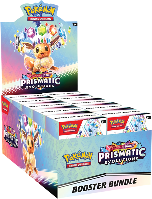 Pokemon TCG: Prismatic Evolution Booster Bundle Display Case (10x boxes) - SEALED
