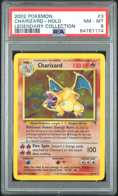 2002 POKEMON CHARIZARD - HOLO LEGENDARY COLLECTION