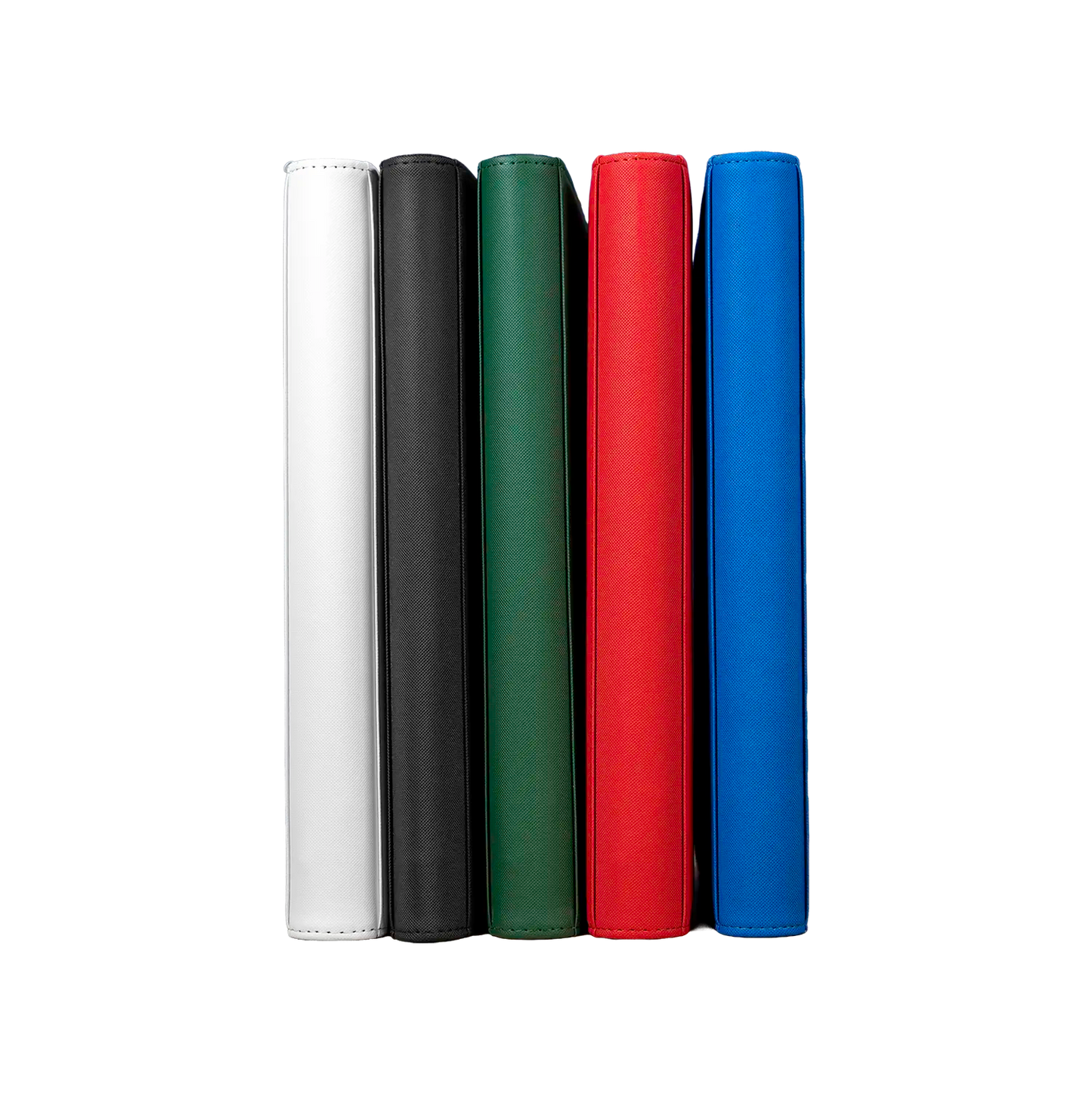 Premium Colored Leather Binder -  9 Pockets