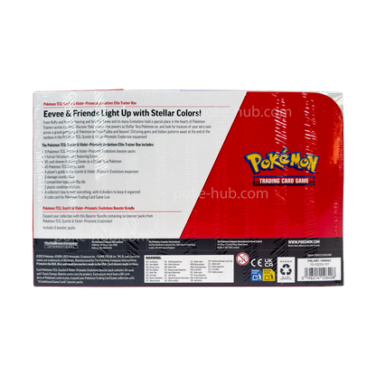 Pokémon TCG – Scarlet & Violet Prismatic Evolutions 2-Pack (Sealed Elite Trainer Box + Booster Bundle)