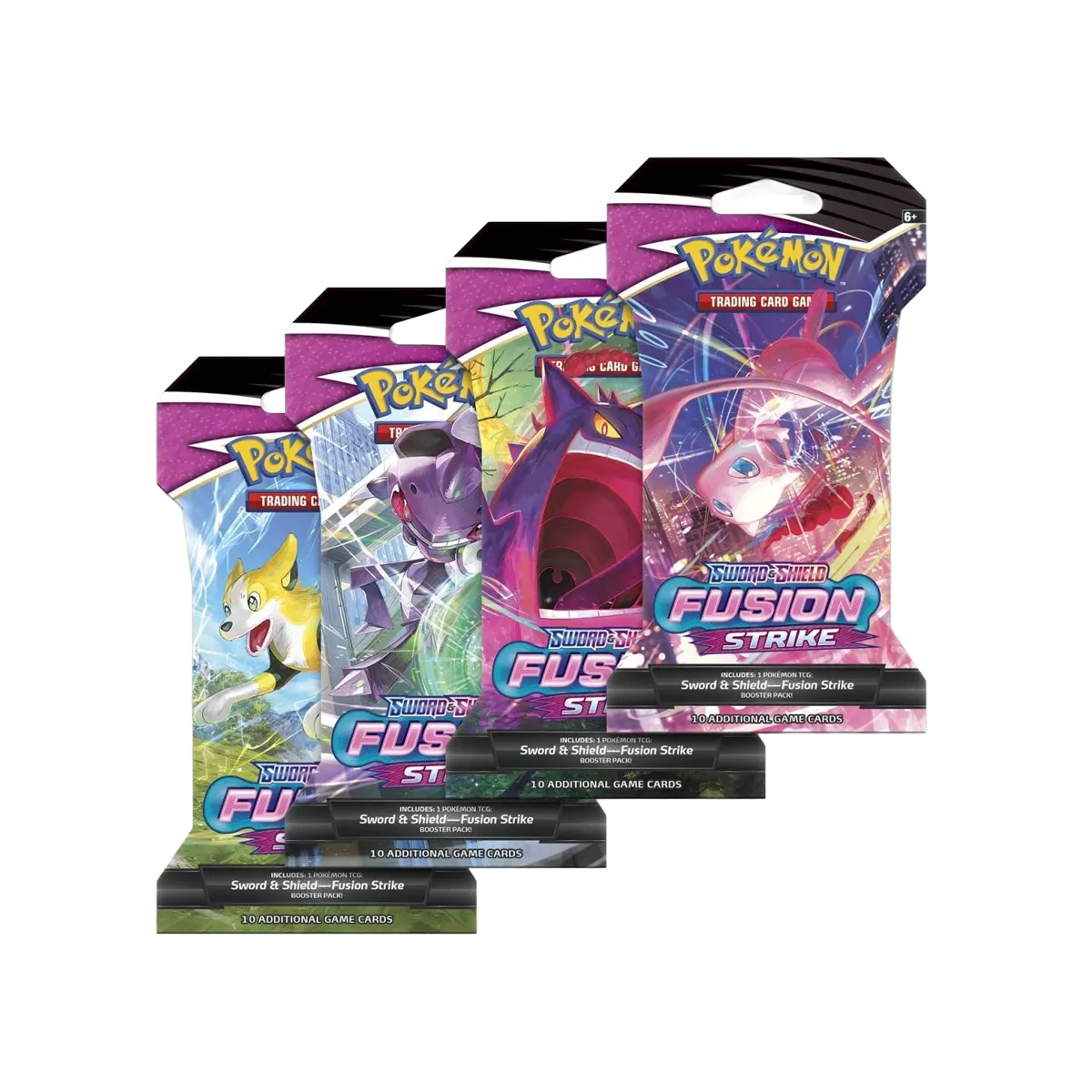 Pokémon TCG: Sword & Shield-Fusion Strike Sleeved Booster Pack (10 Cards)