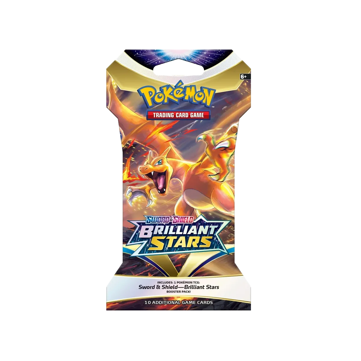 Pokémon TCG: Sword & Shield-Brilliant Stars Sleeved Booster Pack (10 Cards)