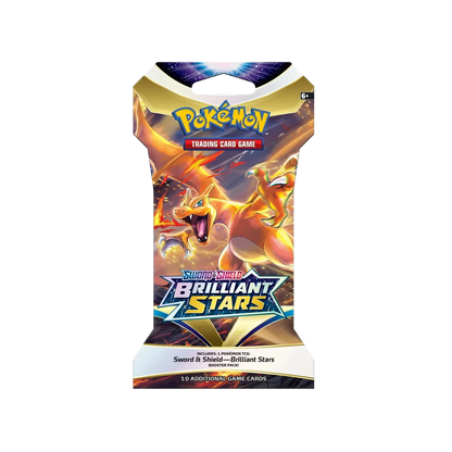 Pokémon TCG: Sword & Shield-Brilliant Stars Sleeved Booster Pack (10 Cards)