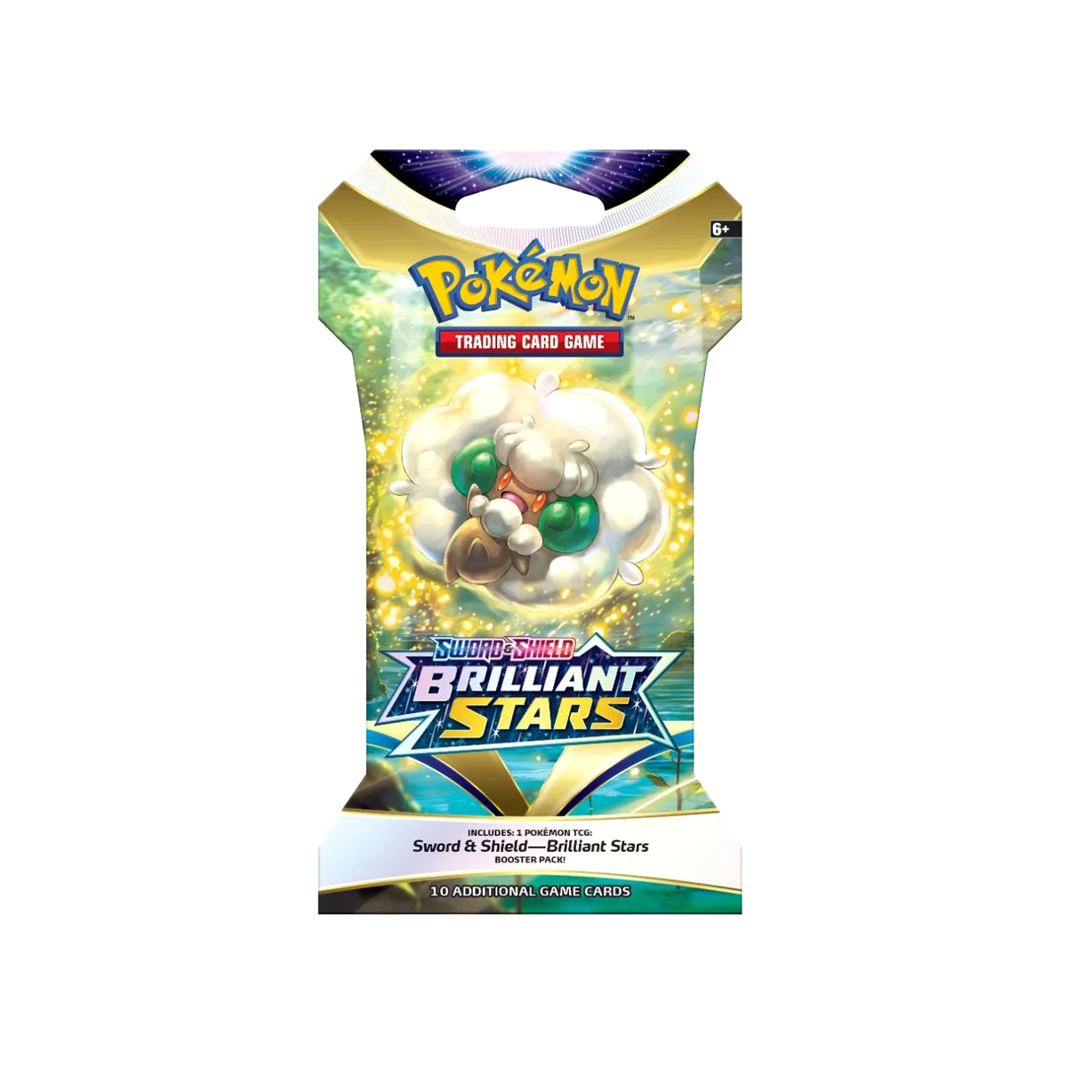 Pokémon TCG: Sword & Shield-Brilliant Stars Sleeved Booster Pack (10 Cards)