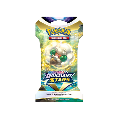 Pokémon TCG: Sword & Shield-Brilliant Stars Sleeved Booster Pack (10 Cards)