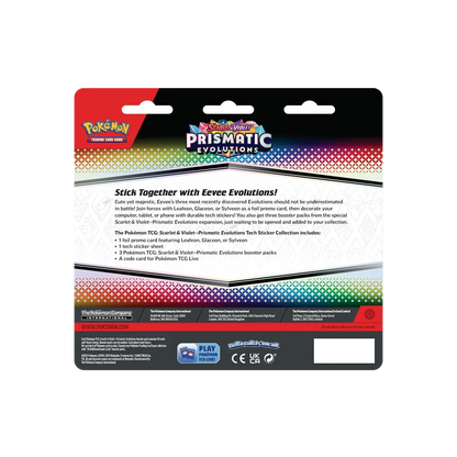 Pokémon TCG: Prismatic Evolutions Tech Sticker Collection SV8.5