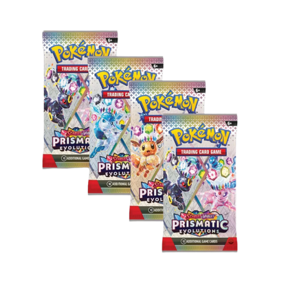 Pokémon TCG – Scarlet & Violet Prismatic Evolutions 2-Pack (Sealed Elite Trainer Box + Booster Bundle)