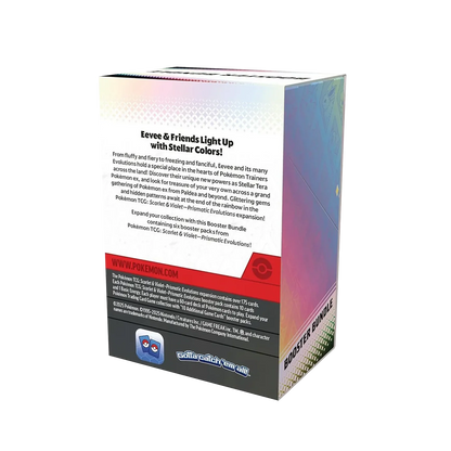 Pokémon TCG – Scarlet & Violet Prismatic Evolutions 2-Pack (Sealed Elite Trainer Box + Booster Bundle)