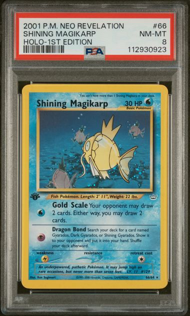 2001 P.M. NEO REVELATION SHINING MAGIKARP HOLO-1ST EDITION