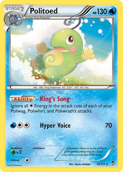 Politoed Furious Fists Rare 18