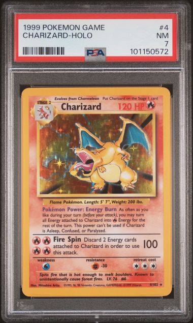 1999 POKEMON GAME CHARIZARD-HOLO